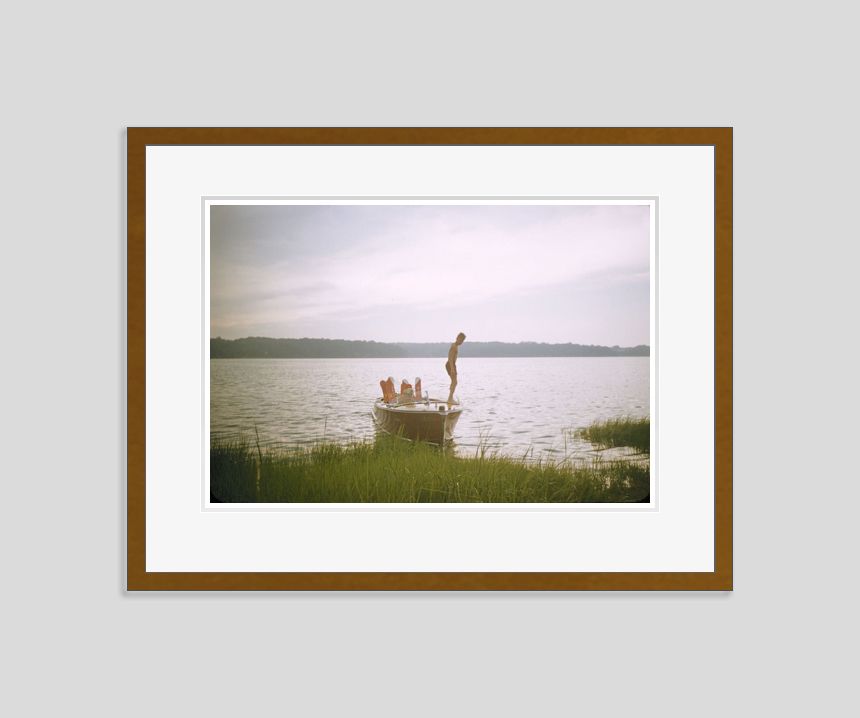 Toni Frissell 'Boat Coming In' Archival Pigment Print Framed In Brown photo furniture