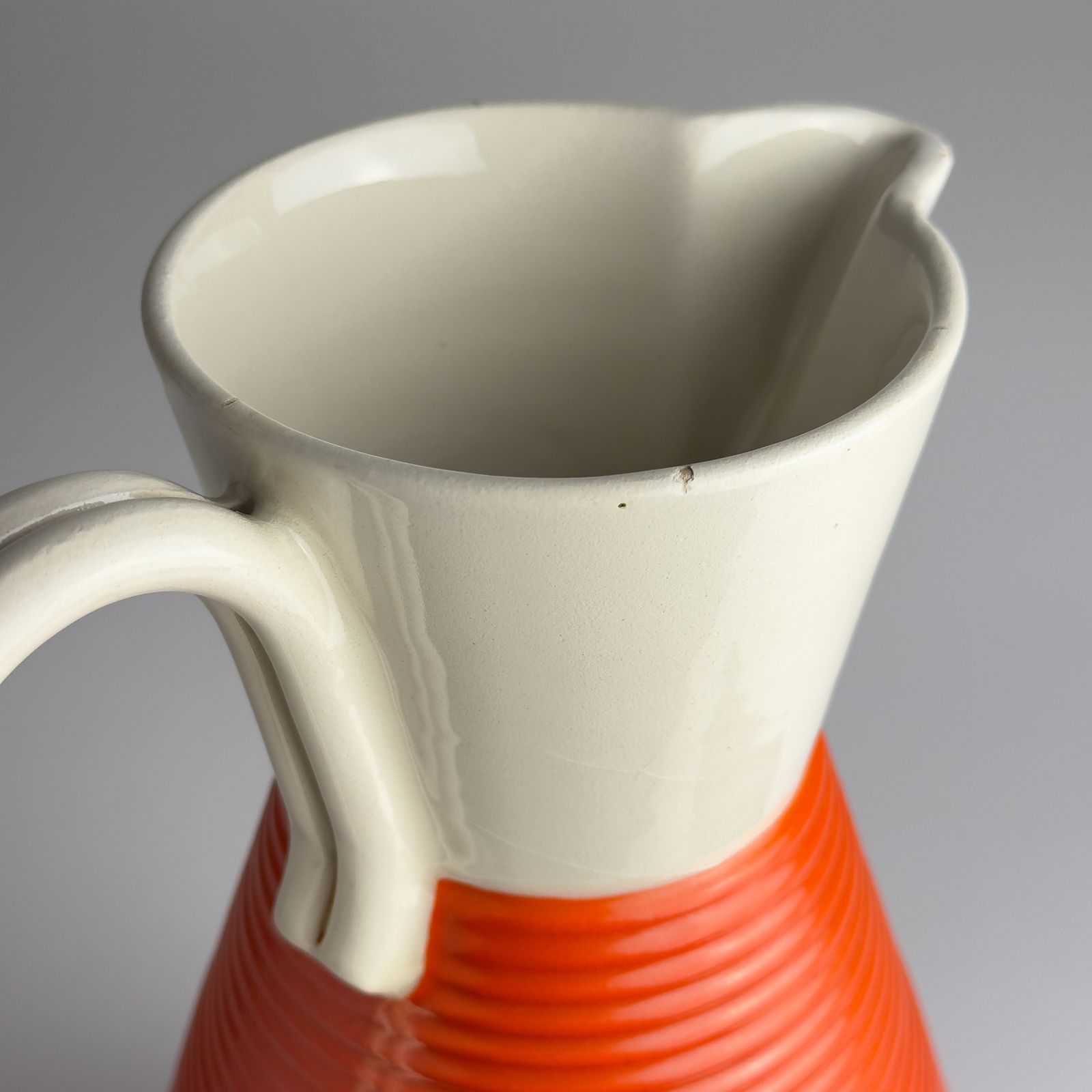 Vintage Set Of Water From Ceramiche Rometti Umbertide, Italy 1930s photo vinterior