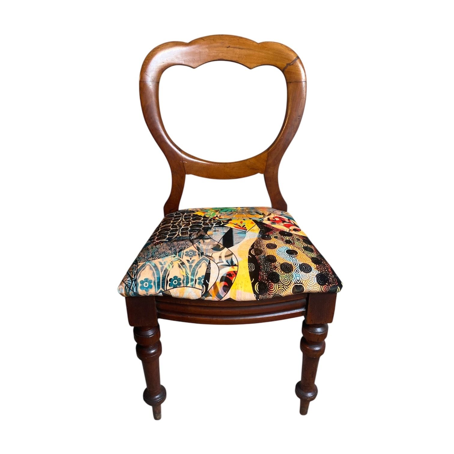 English 19th Century Balloon Back Dining Chairs X4 photo 1300.0