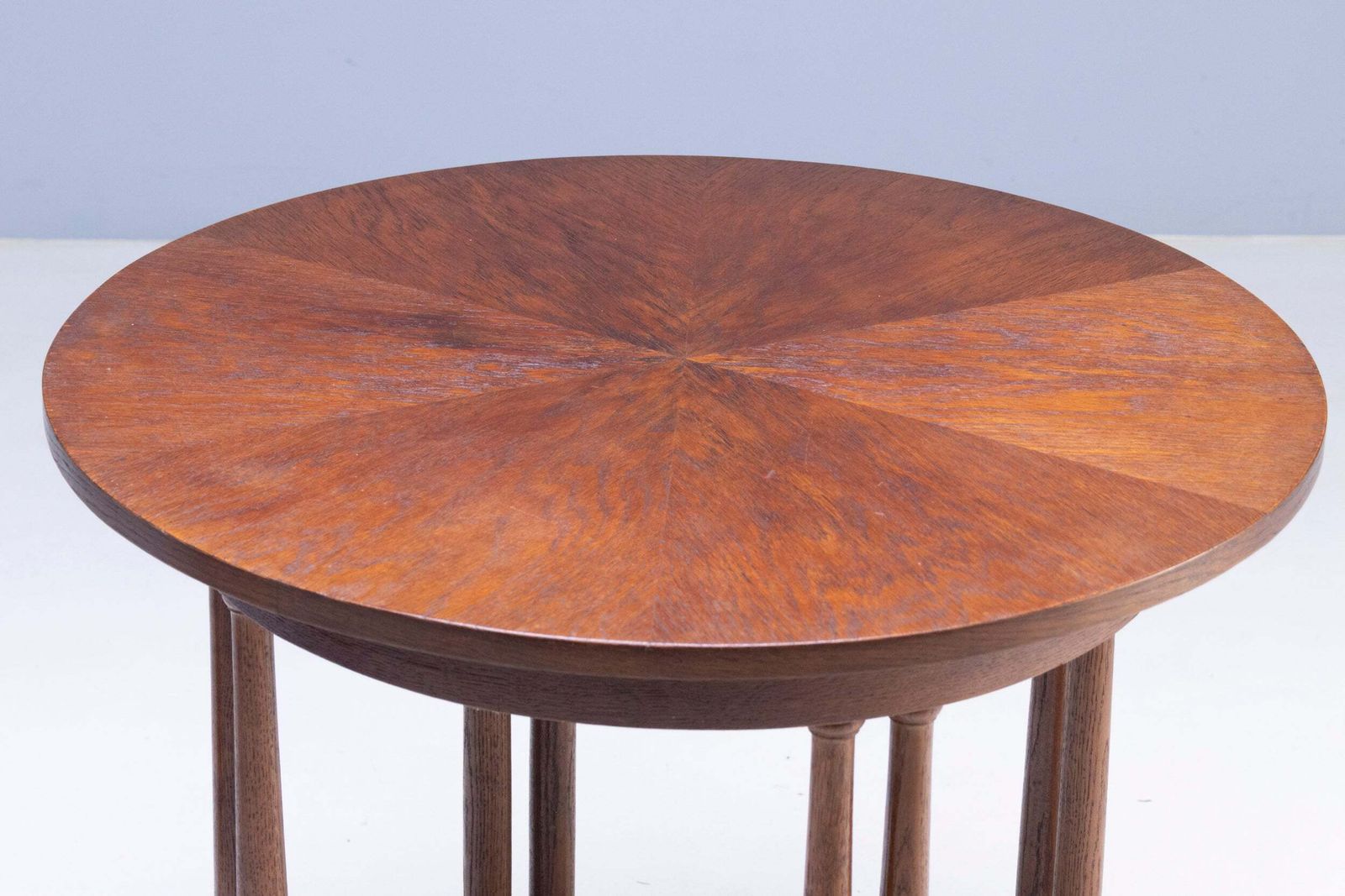 Art Nouveau Zitset, Gebogen Houten Tafel, Fauteuils En Krukken, Ca. 1910 photo furniture