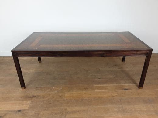 Large Mid Century Dining Table Designed By Gorm Lindum photo for sale