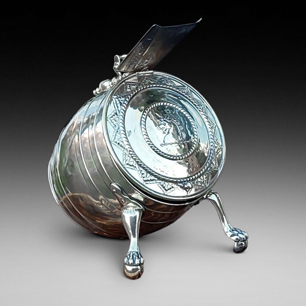 Victorian Brass Coal Bucket, 1800s