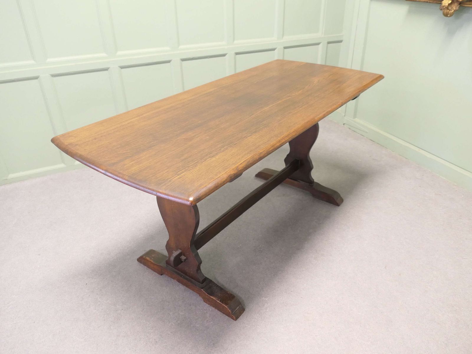 Good Quality Oak Refectory Dining Table This Is A Good Quality Country Oak Table In The R photo for sale