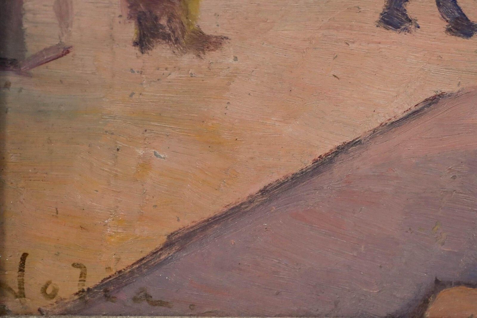 Nolia   Framed 20th Century Oil, A Walk In The Harbour photo vinterior