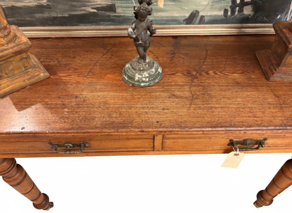 Edwardian Desk By Maple & Co., 1920s photo for sale