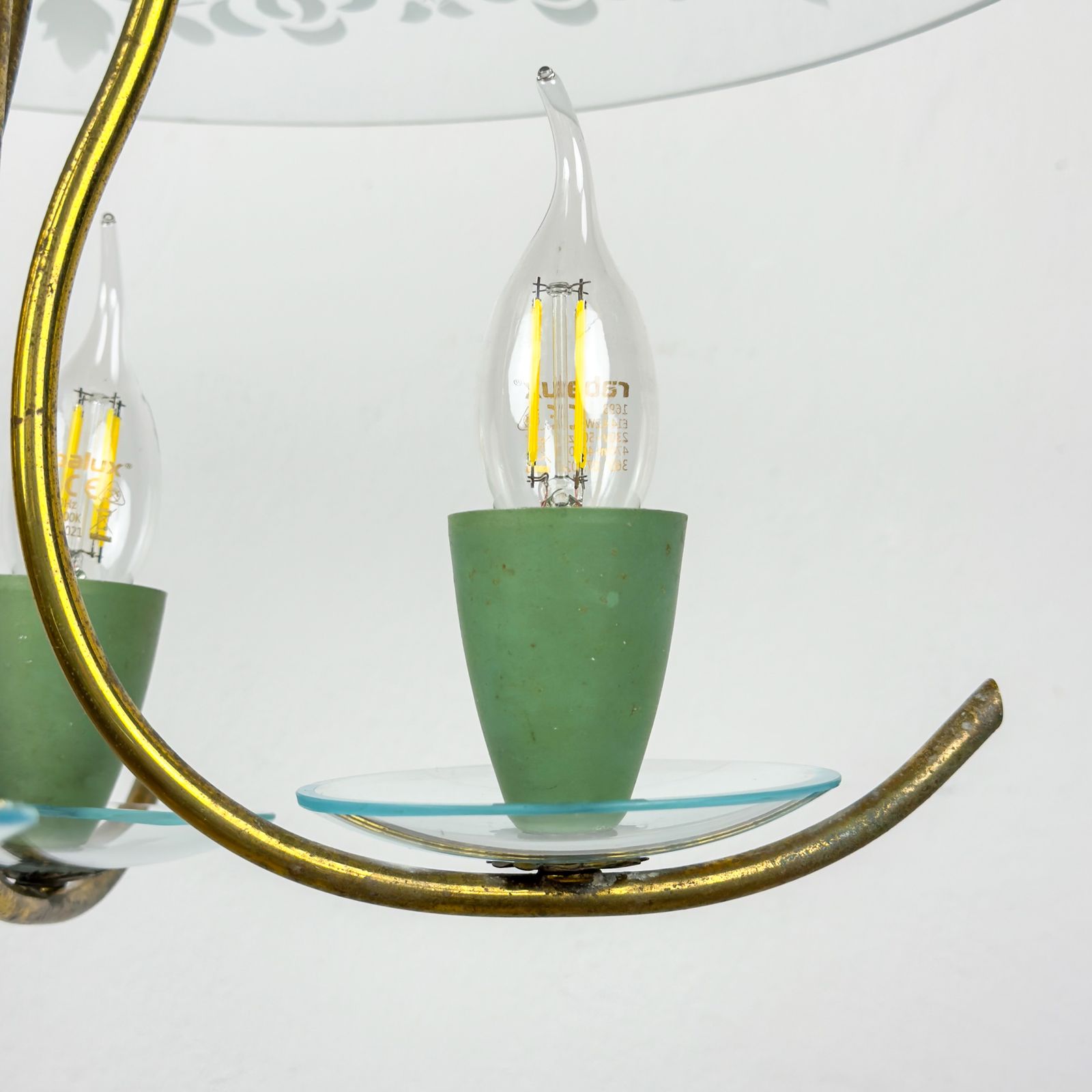 Vintage Chandelier By Pietro Chiesa For Fontana Arte, Italy 1930s photo 3980.0