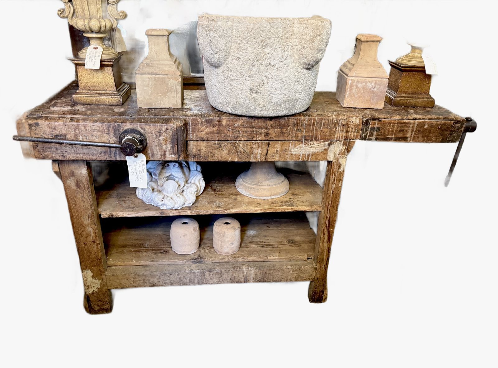 19th Century Italian Rustic Work Bench. photo furniture