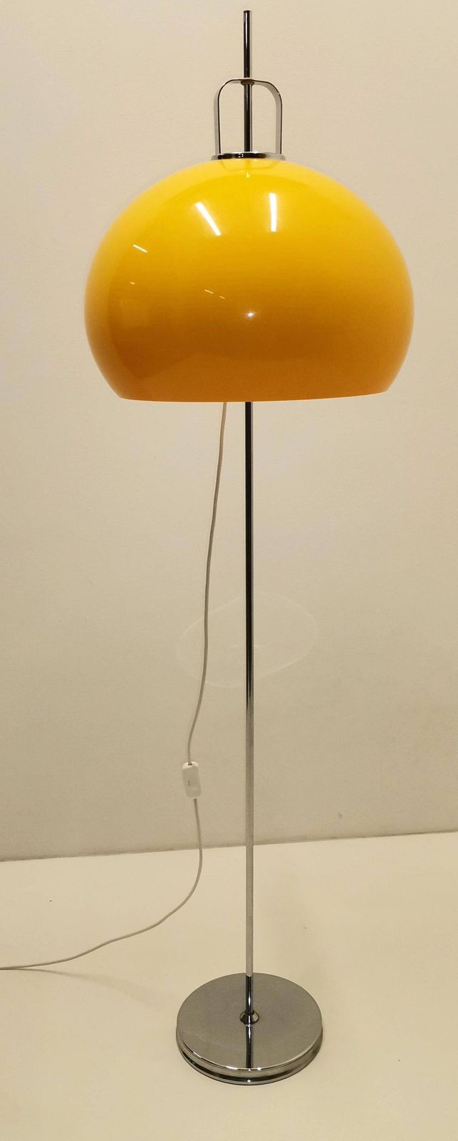 Vintage Lucerna Floor Lamp / By Luigi Massoni For Harvey Guzzini/ 1970's Italy/ Modern Mushroom Floor Lamp/Space Age Lamp