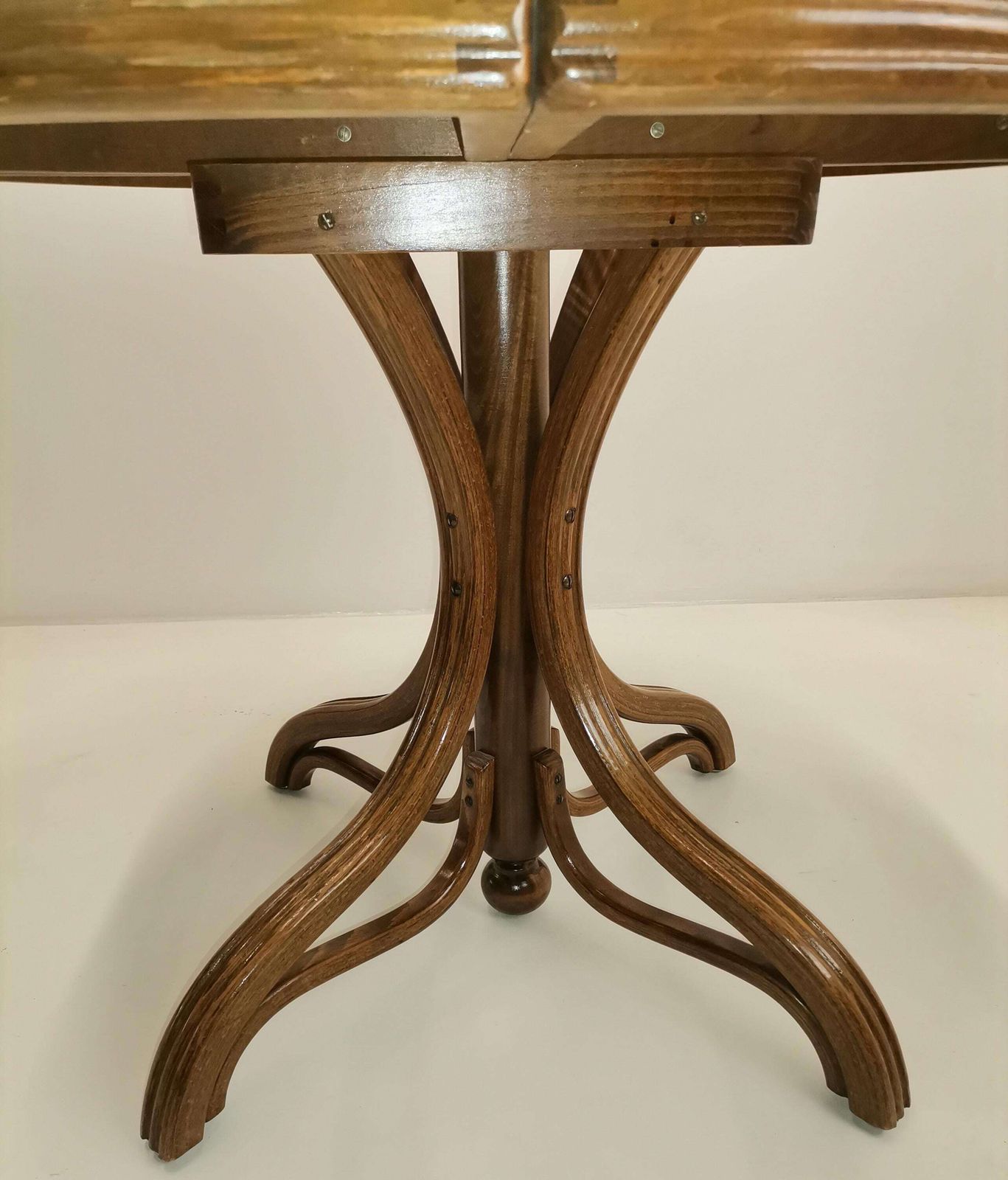 Vintage Dining Table With Cane Top: Attributed To Thonet Mundus, 60s Yugoslavia photo buy
