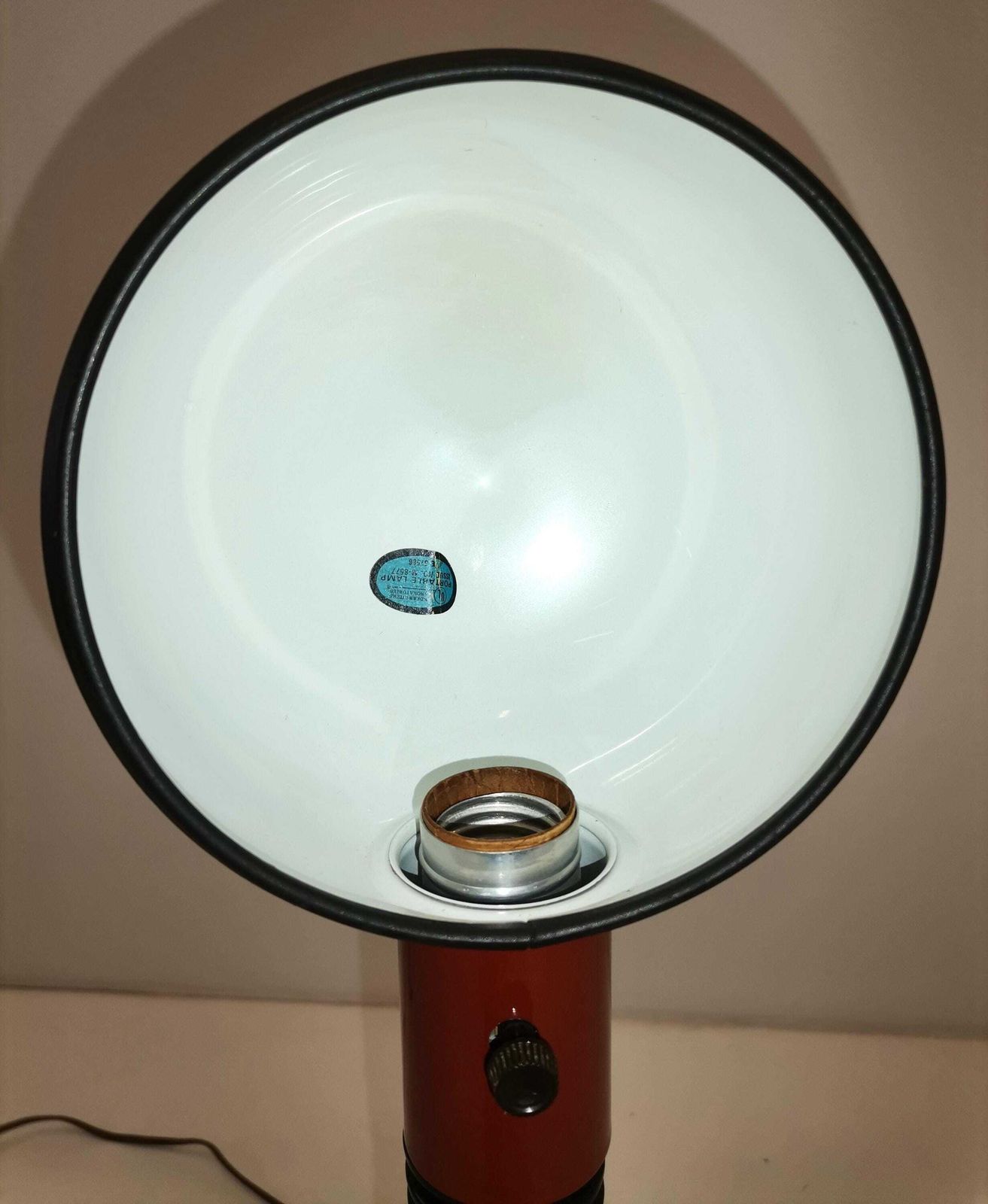 photo furniture Modern Enameled Orb Shade Desk Lamp/ 1980s/ Yugoslavia/Mid Century