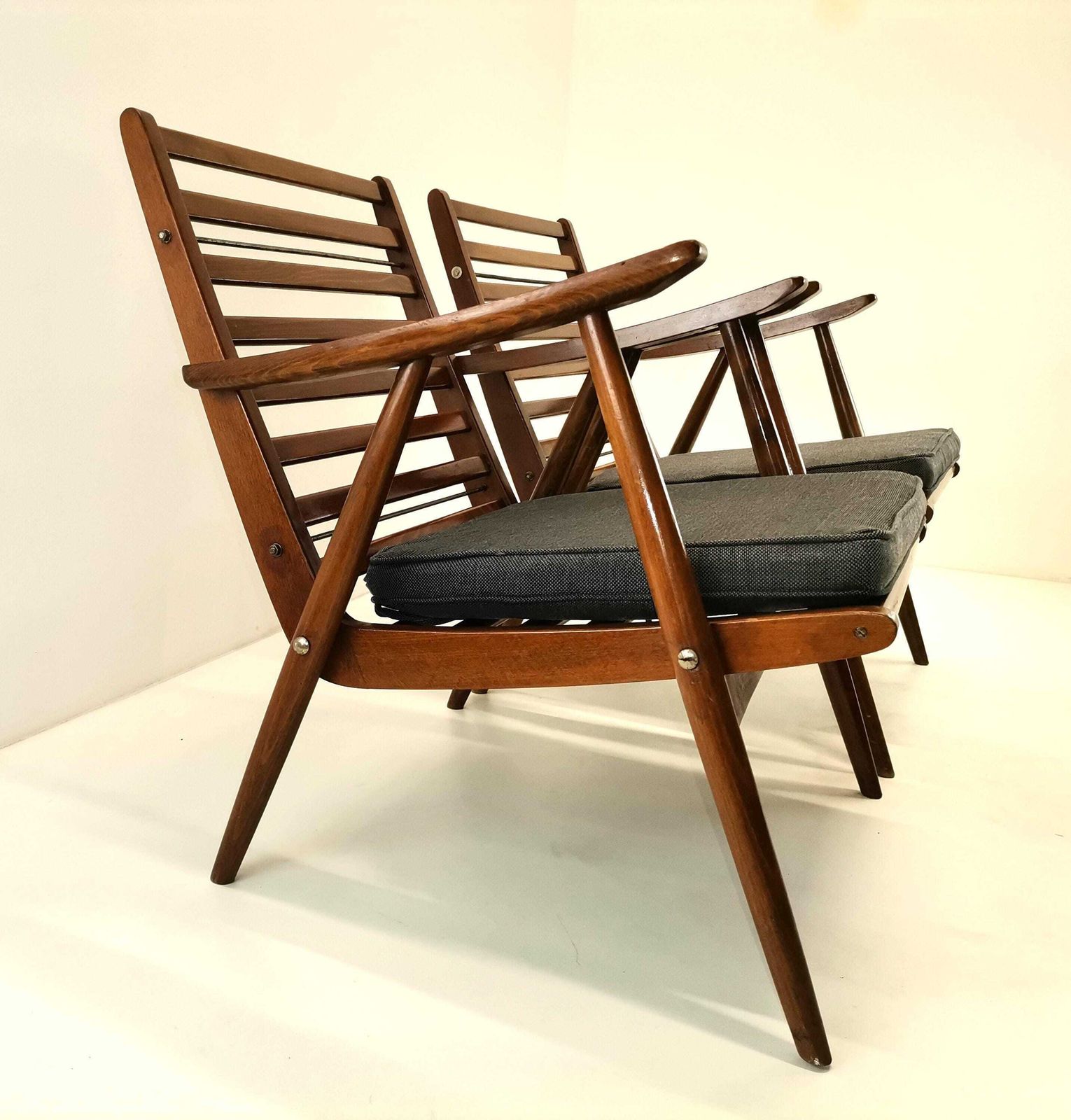 Set Of 2 Armchair/ Scandinavian Design / 1960s photo for sale