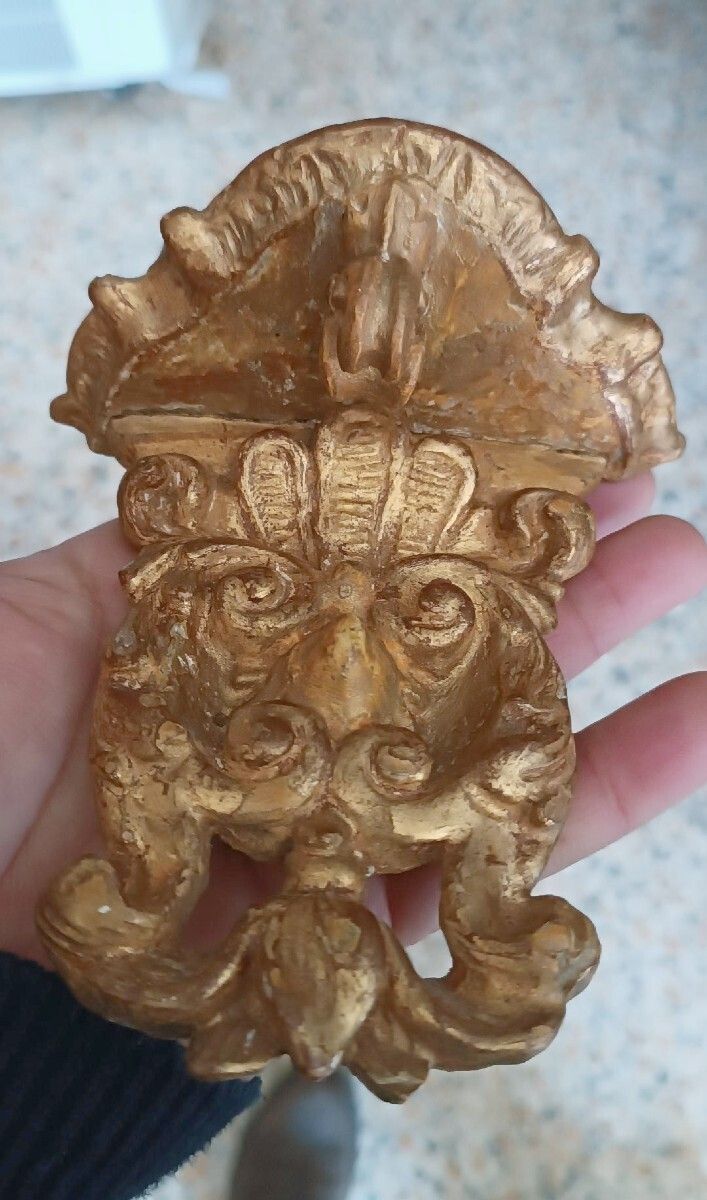 Small Baroque Shelf In Gilded Wood, 18th Century photo 158.0