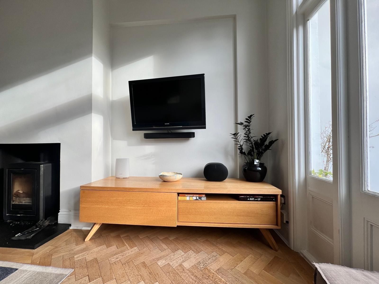 Last Chance To Buy – Matthew Hilton Solid Oak Media Unit | Mid Century Modern Classic photo furniture