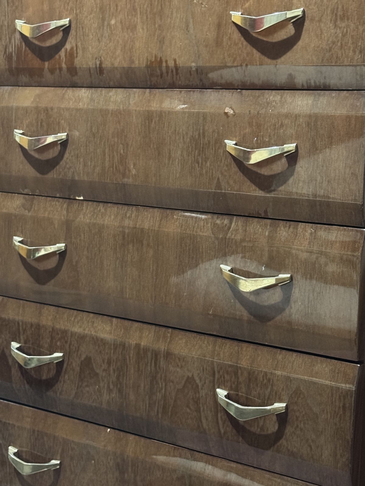 Mid Century Chest Of Drawers And High Gloss Finishing photo for sale