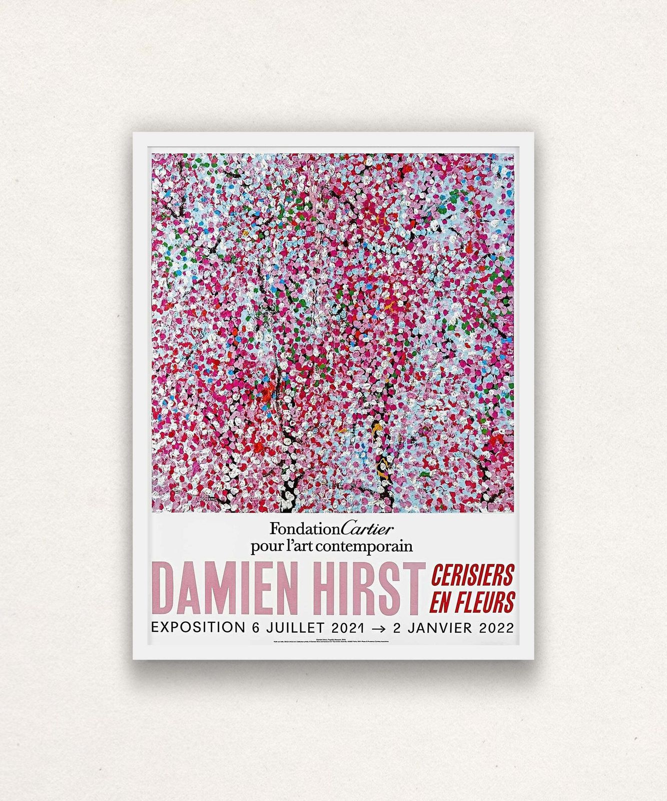 Damien Hirst, Cherry Blossoms Poster 3, 2021 photo for sale