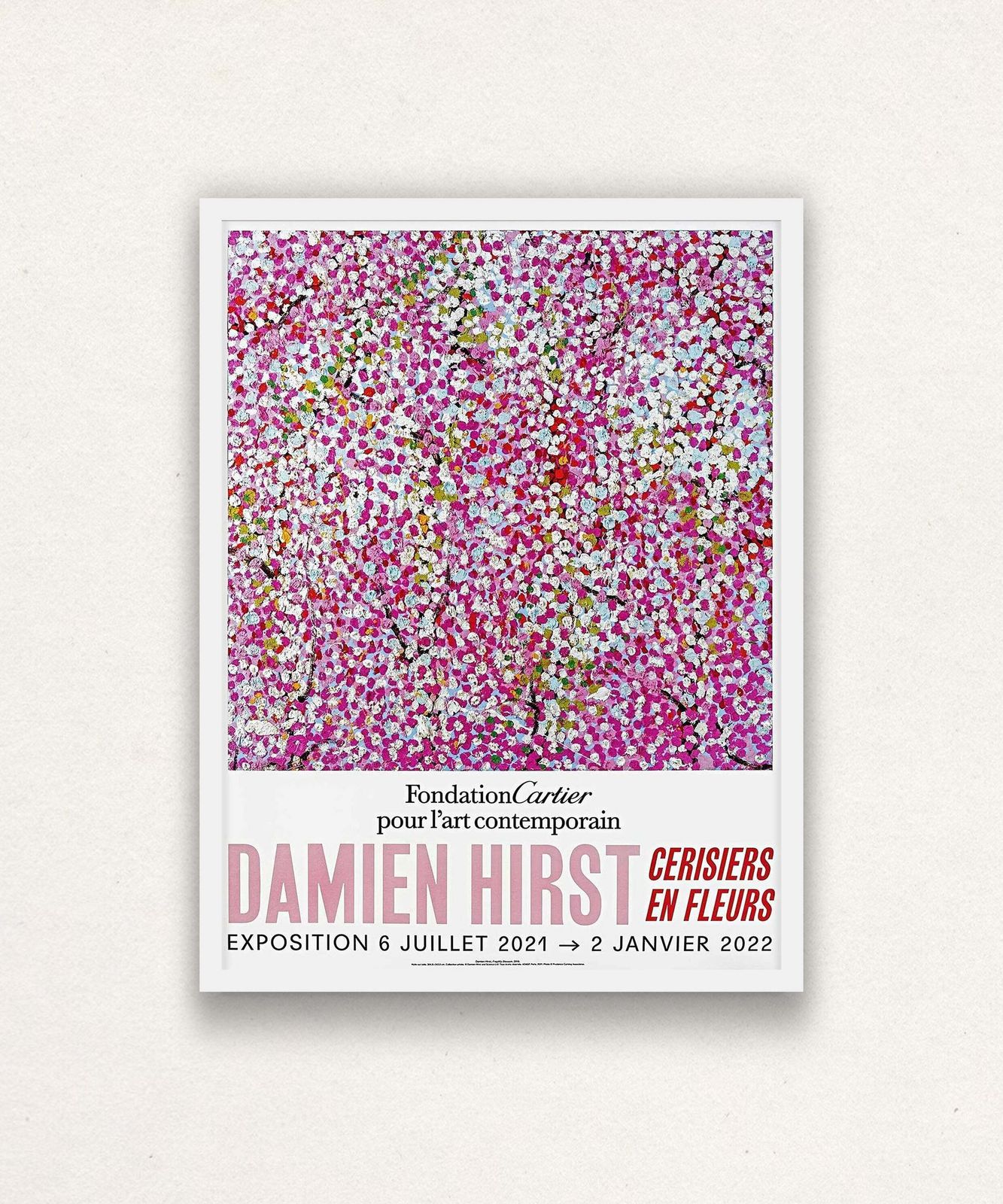 Damien Hirst, Cherry Blossoms Poster 4, 2021 photo for sale
