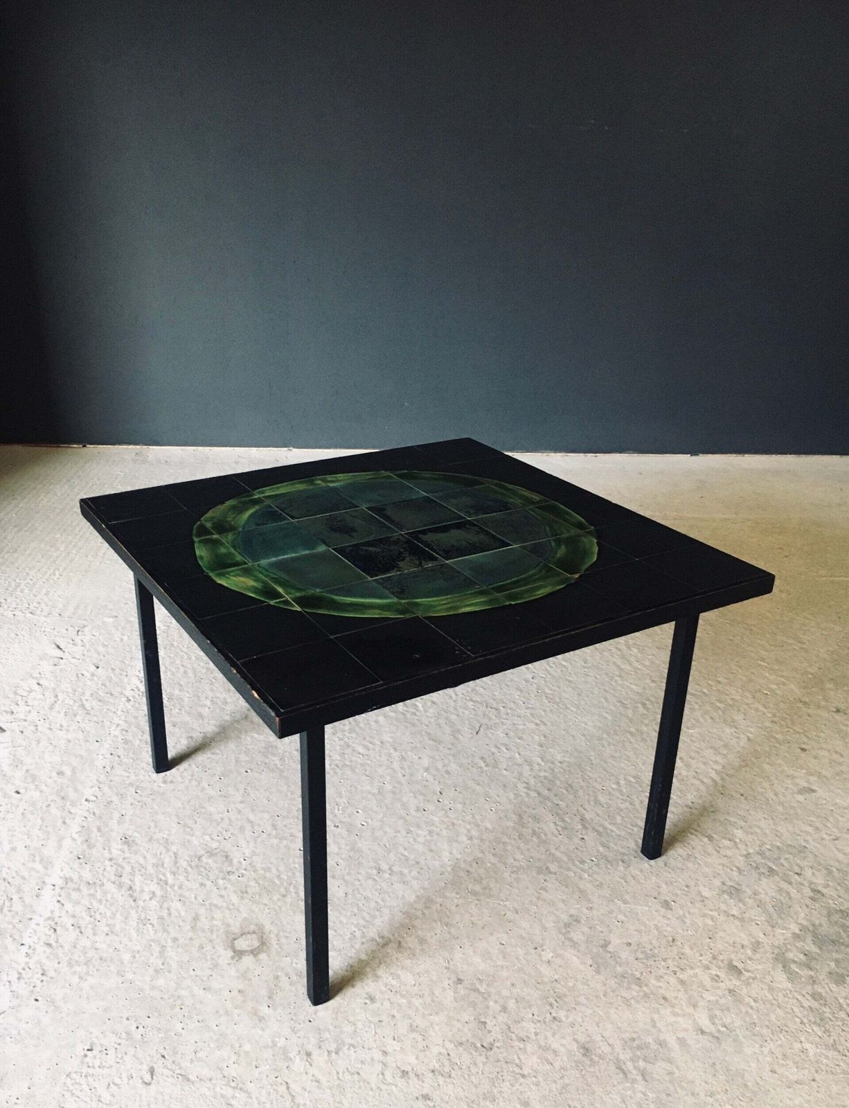 Mid Century Art Studio Keramische Tegels Salontafel, Jaren 1960, België photo furniture