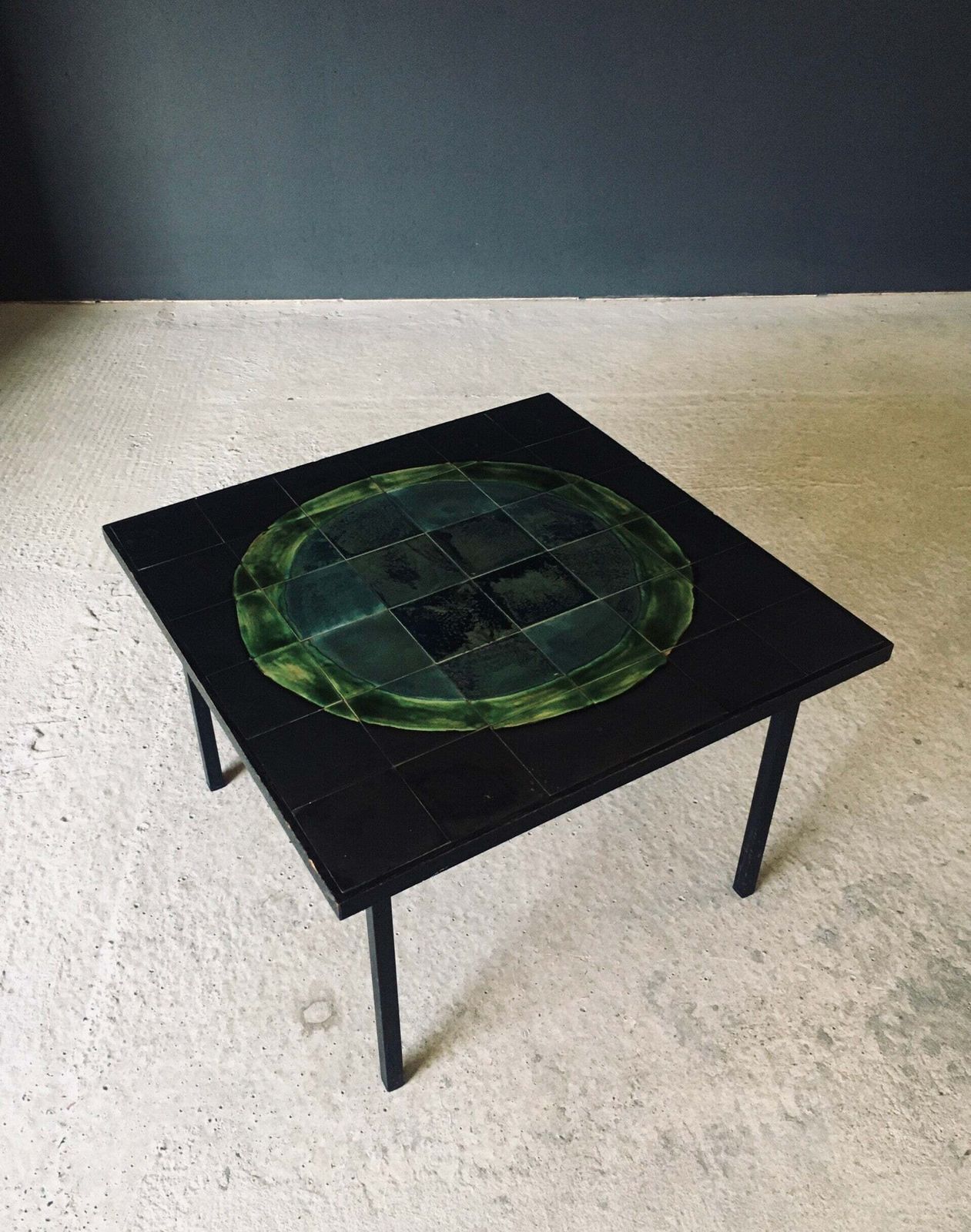 Mid Century Art Studio Keramische Tegels Salontafel, Jaren 1960, België photo for sale