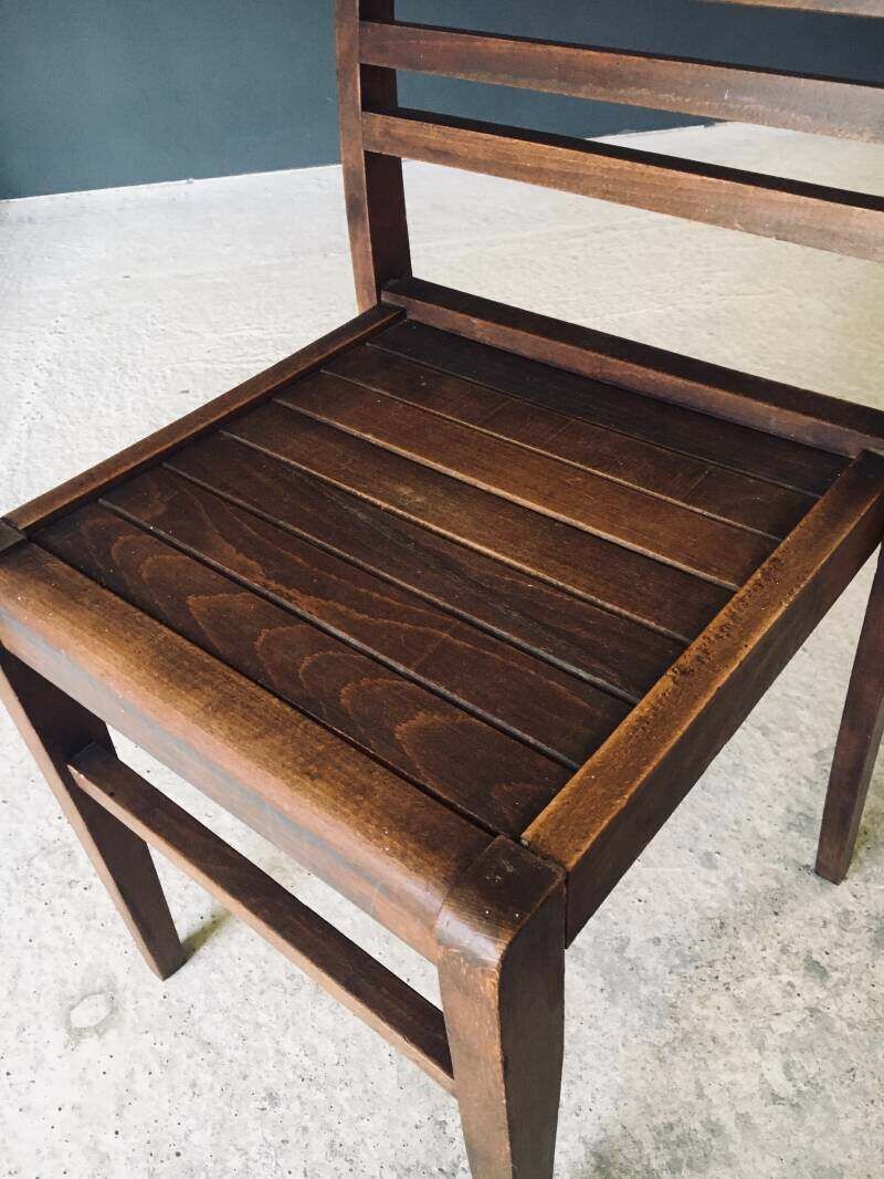 photo furniture Reconstruction Design Dining Chair By Rene Gabriel, France 1940's
