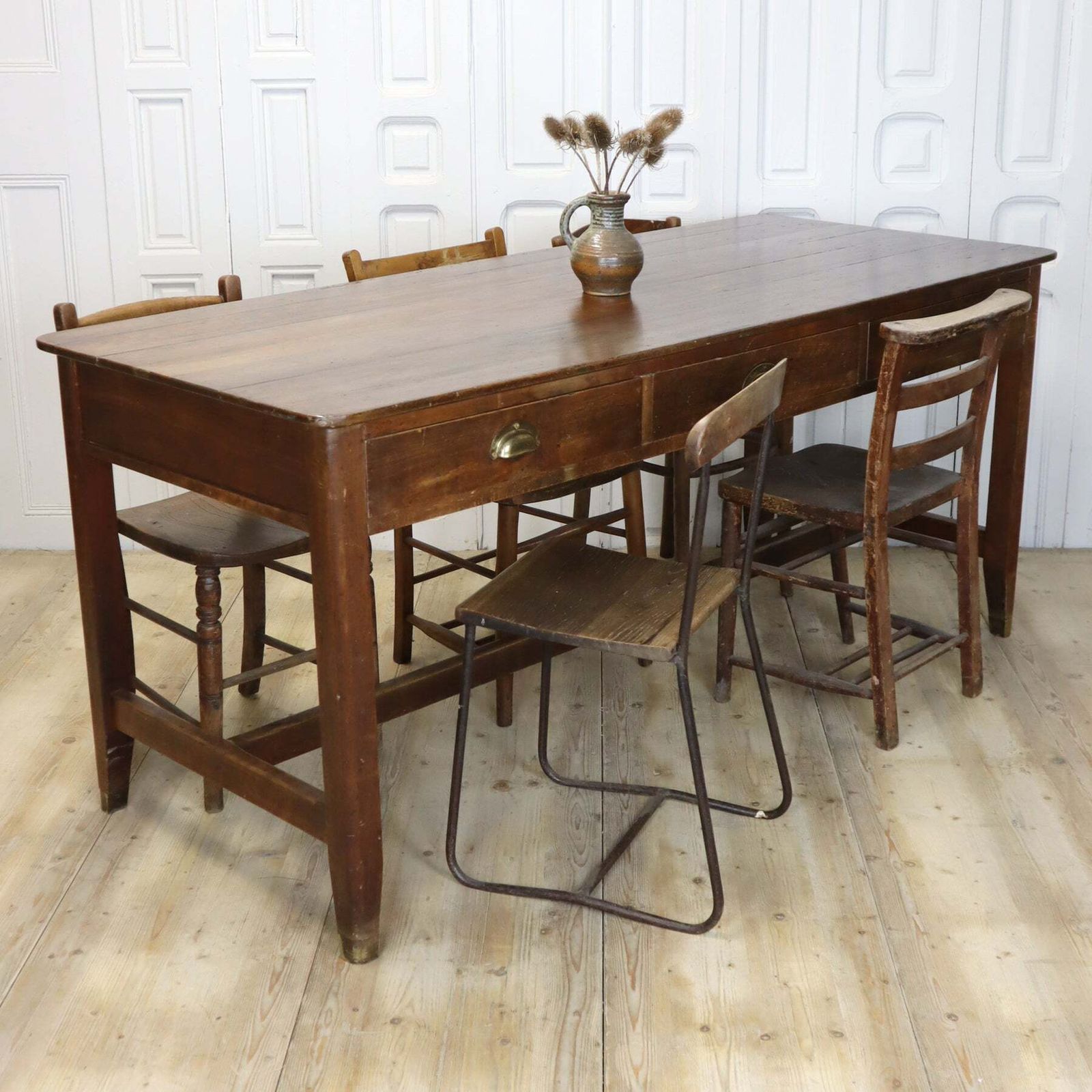 Vintage School Laboratory Kitchen Table