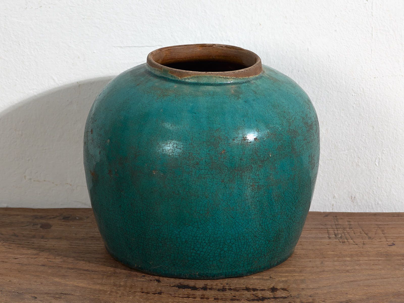 Antique Turquoise Green Vase (C.1820) #21 photo for sale