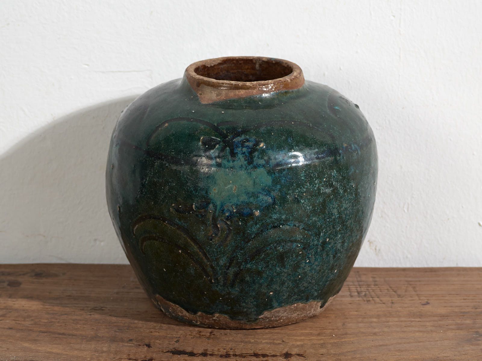 Antique Vase With Vegetal Motifs (C.1820) #35 photo for sale