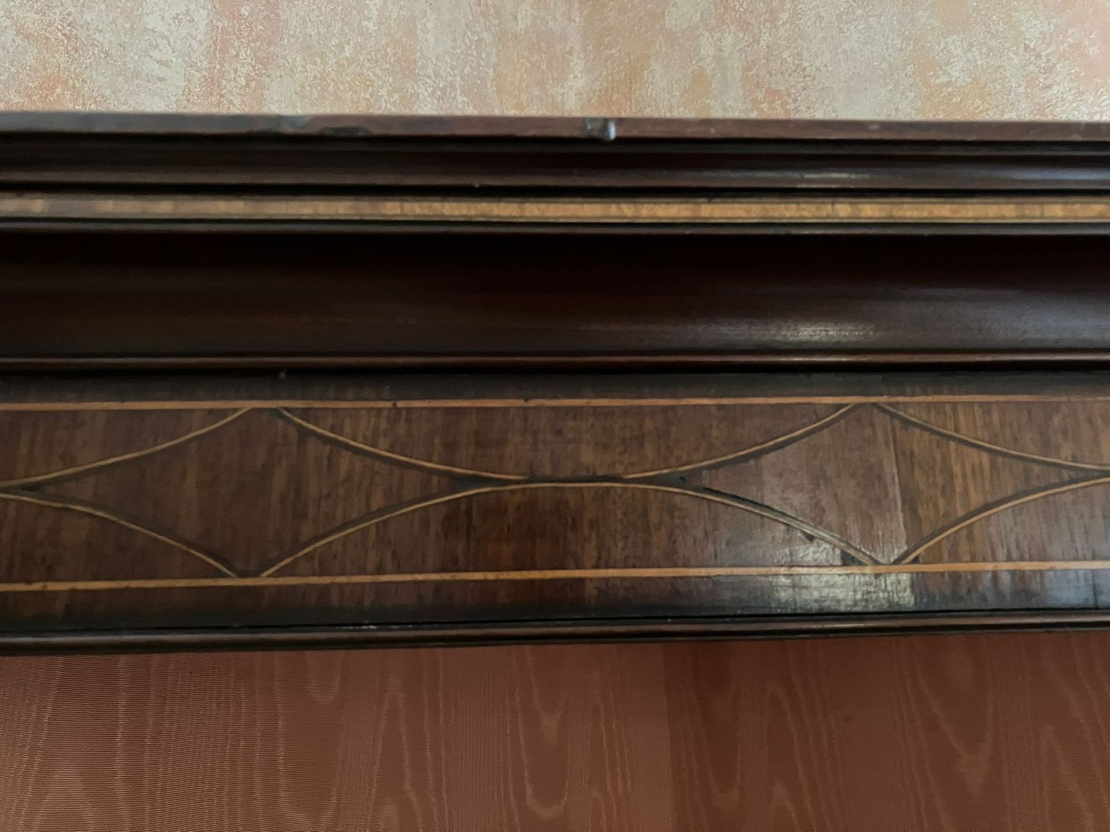Late Georgian Mahogany Inlaid Corner Cabinet photo buy