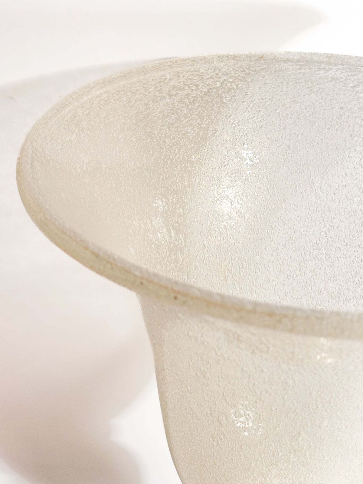 Pulegoso Golden Murano Glass Vase From The 1950s photo vinterior