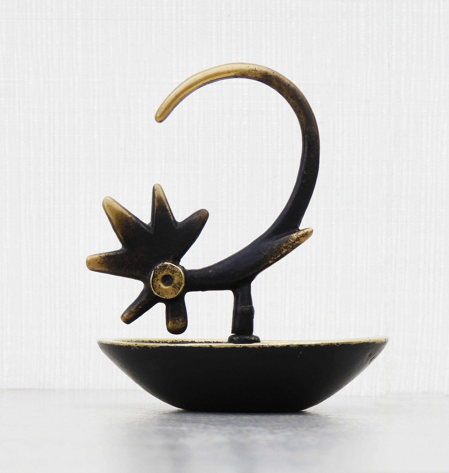 Walter Bosse Rooster Ring Catcher/Ashtray/Catch All C1950s Austria photo for sale