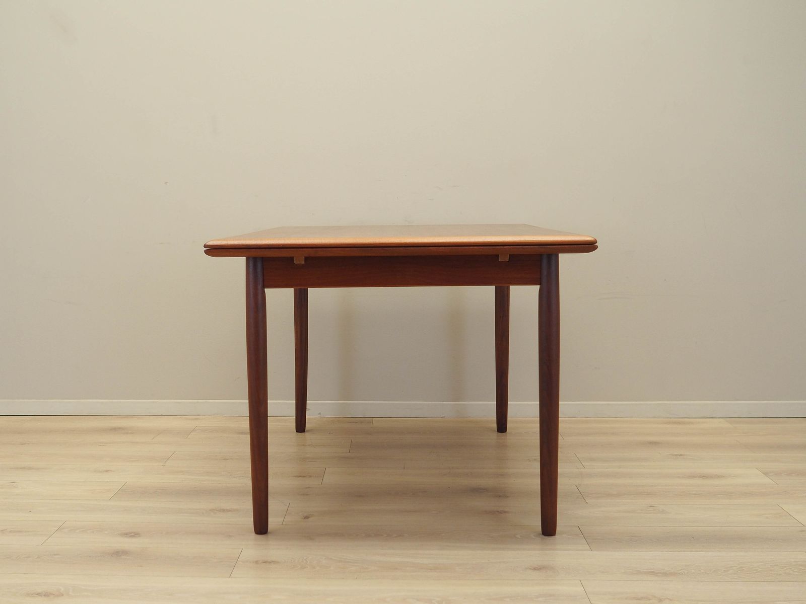 Teakhouten Tafel, Deens Design, Jaren 1970, Productie: Denemarken photo vintage
