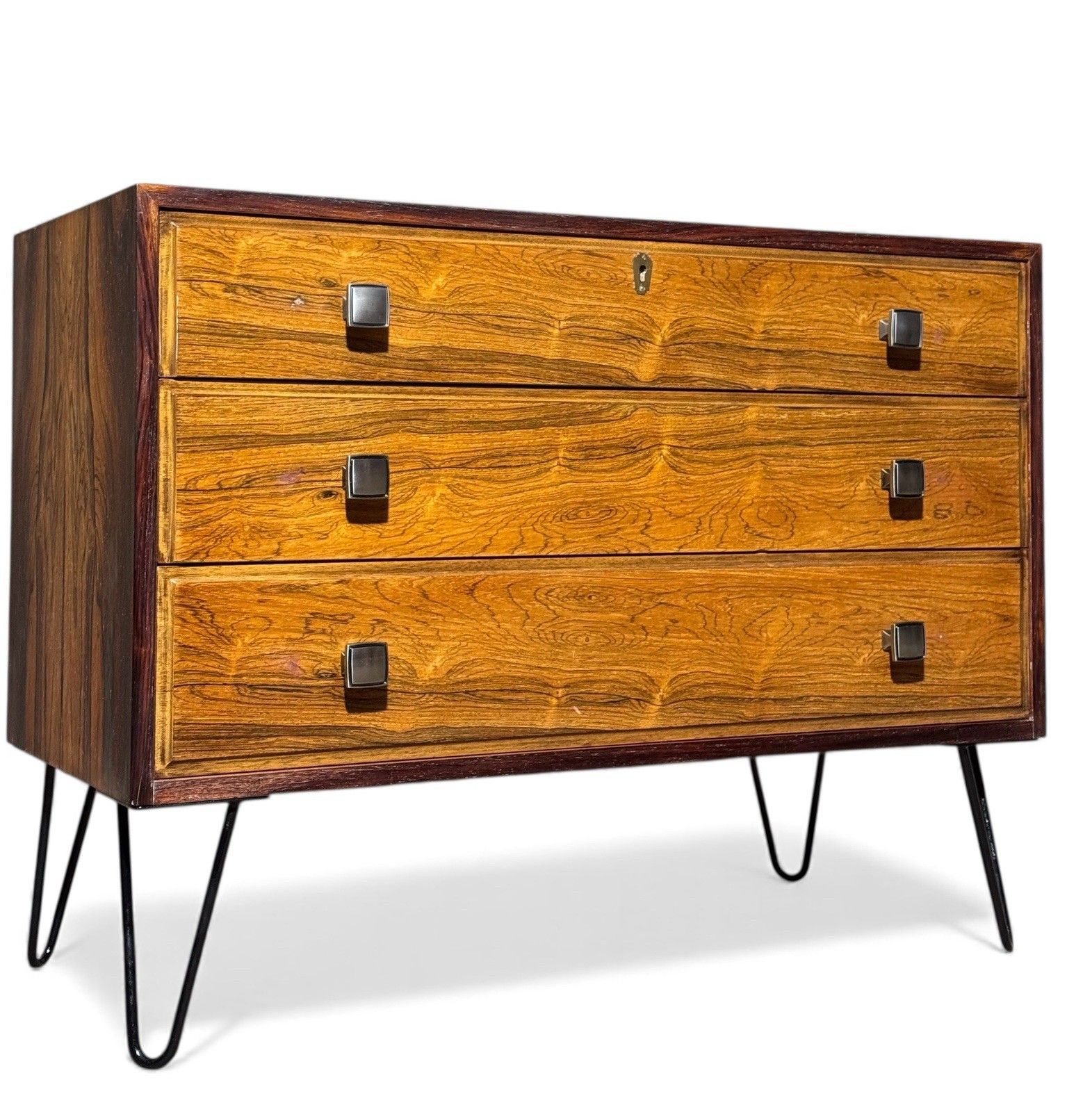 Furniture Paul Cadovious Rosewood Chest Of Drawers Mid Century Retro C1960s Hairpin Legs photo