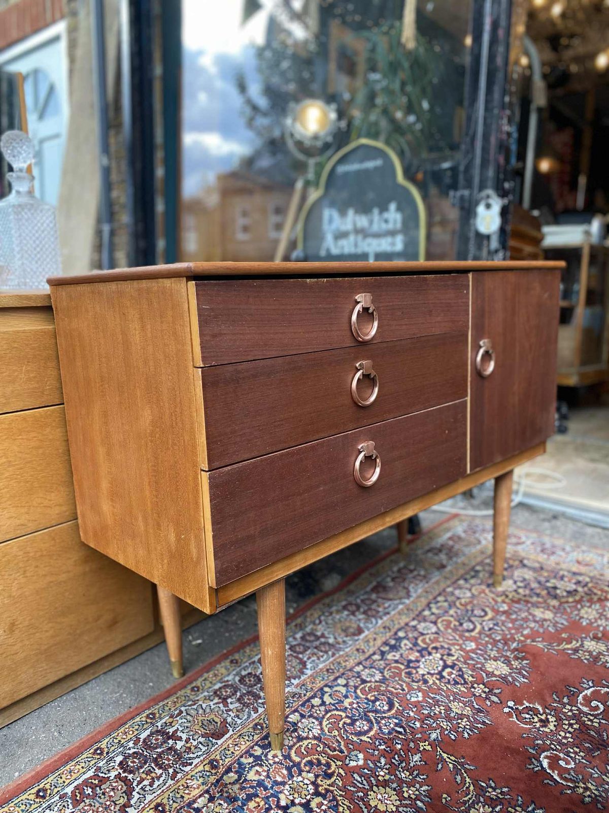 Mid Century Teak Schreiber Sideboard