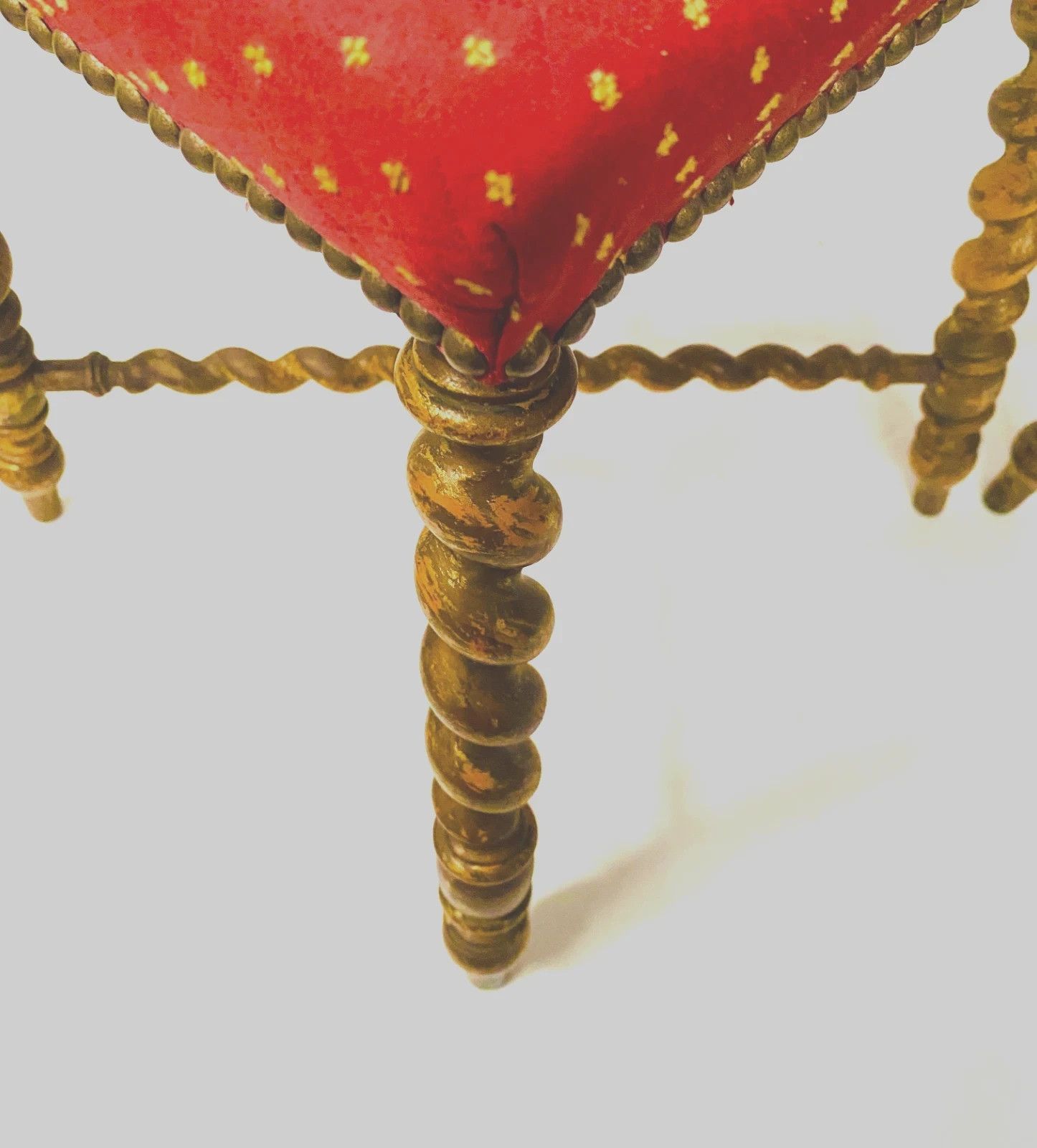 photo furniture Pair Of Louis XIII Style Turned Wood Stools 19th Century