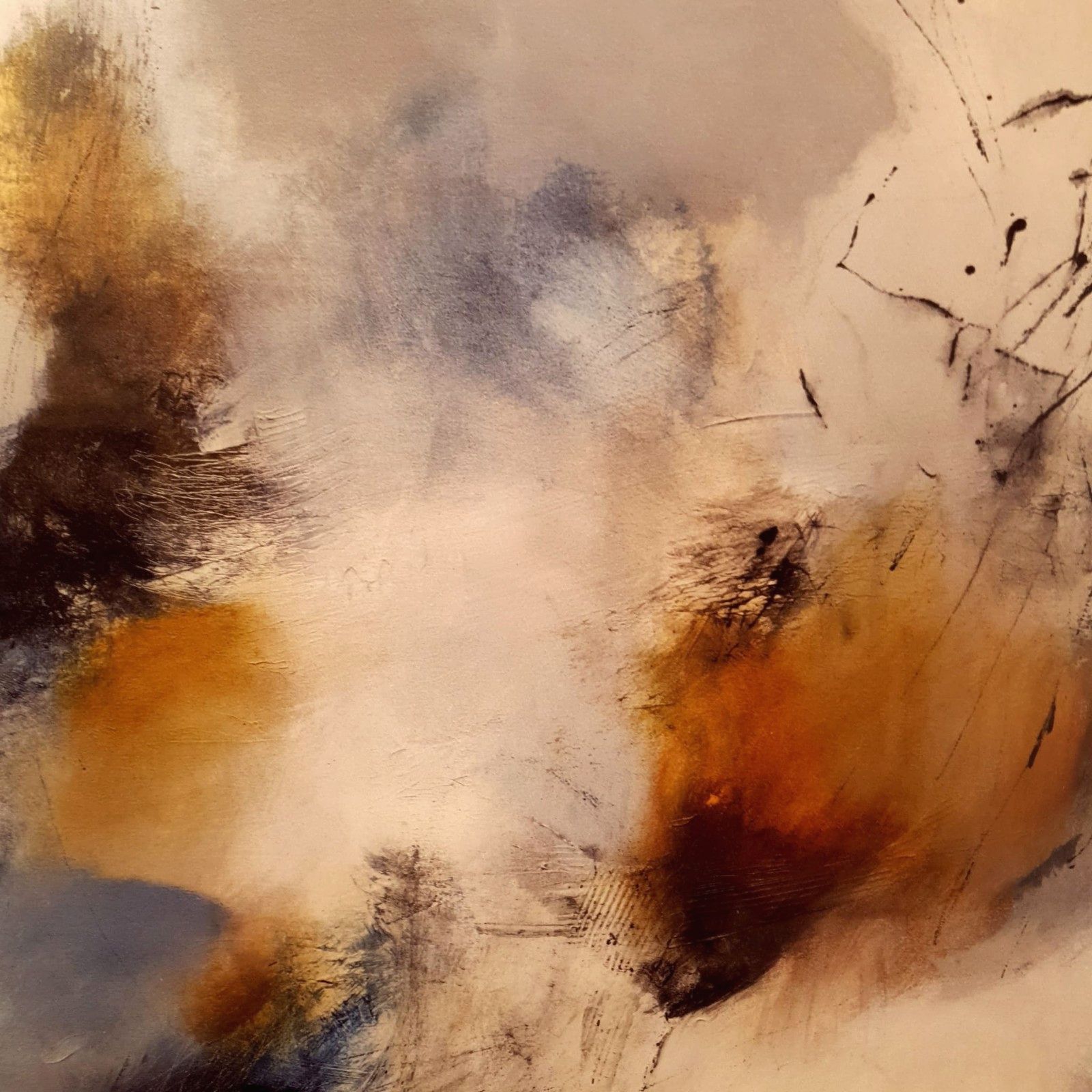 Natasha Barnes Print Whispering Tide 1 Retired John Lewis Artist 53.5x53.5cm Exc photo vintage