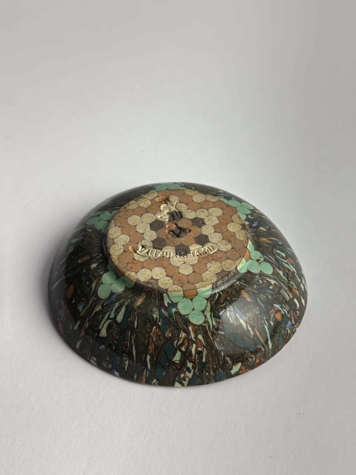Jean Gerbino Vallauris Mosaic Ceramic Bowl, France, 1950s photo 250.0