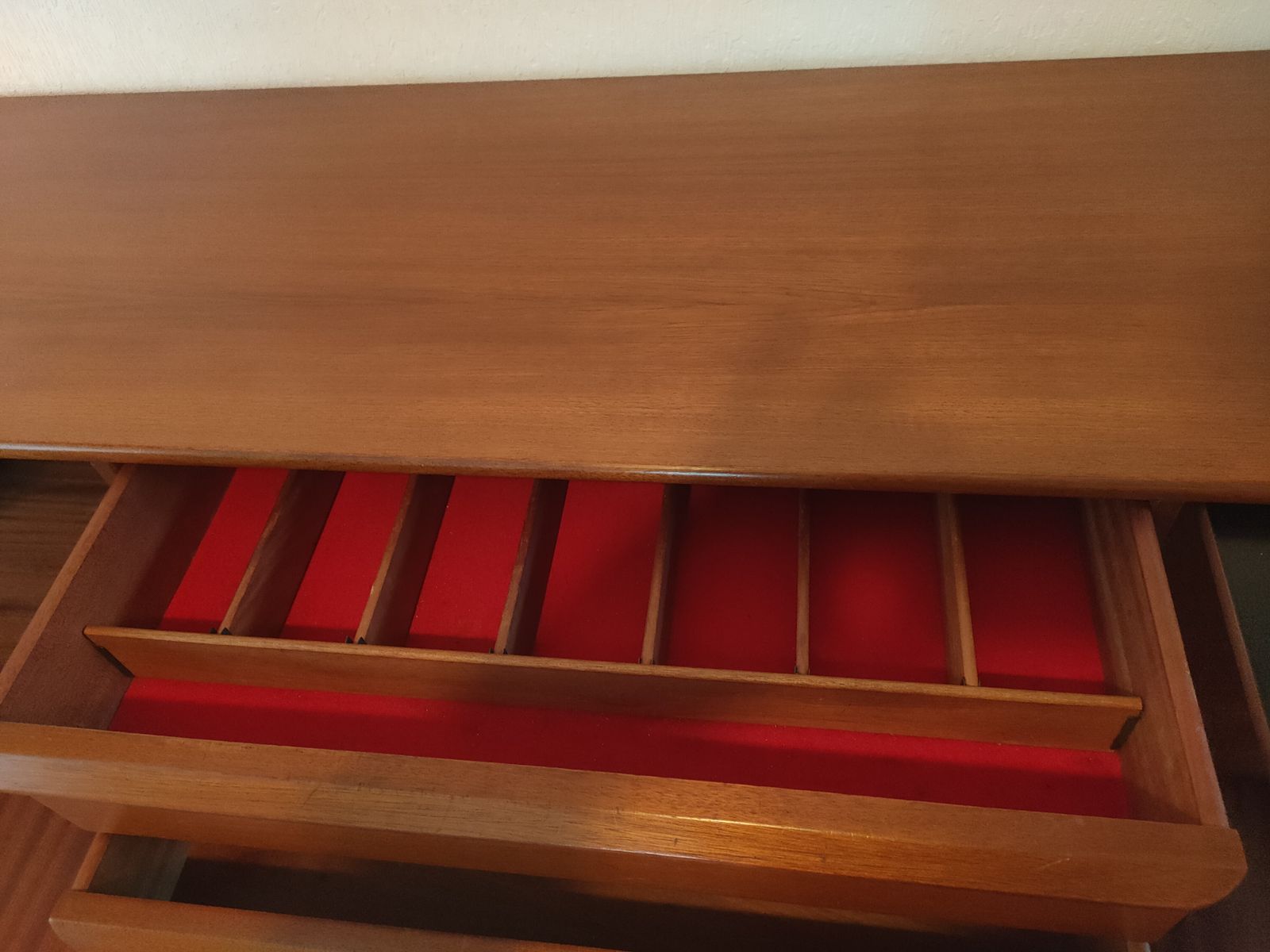 McIntosh Of Kirkcaldy Sunburst Design Sideboard. Excellent Condition. All Original Interiors. photo furniture