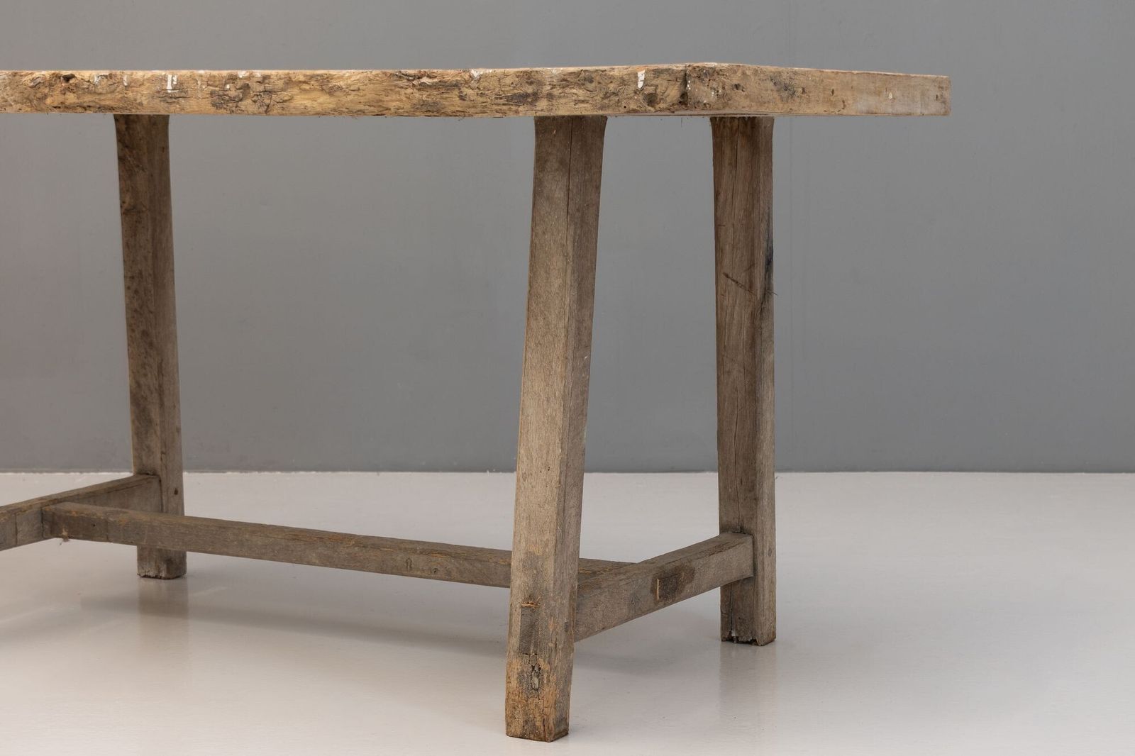 Stretcher Table, 1900s, Pine, Antique photo 828.0