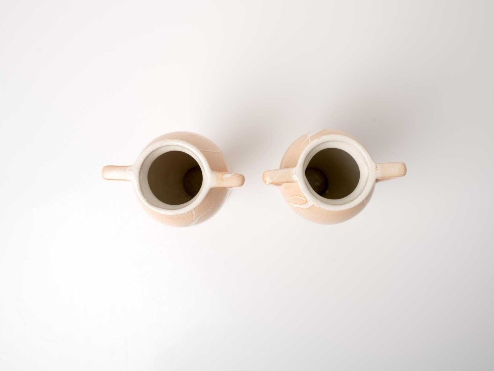 Pair Of Art Deco Vases | 1920s Ceramic Vase Set | Matching Vases photo for sale
