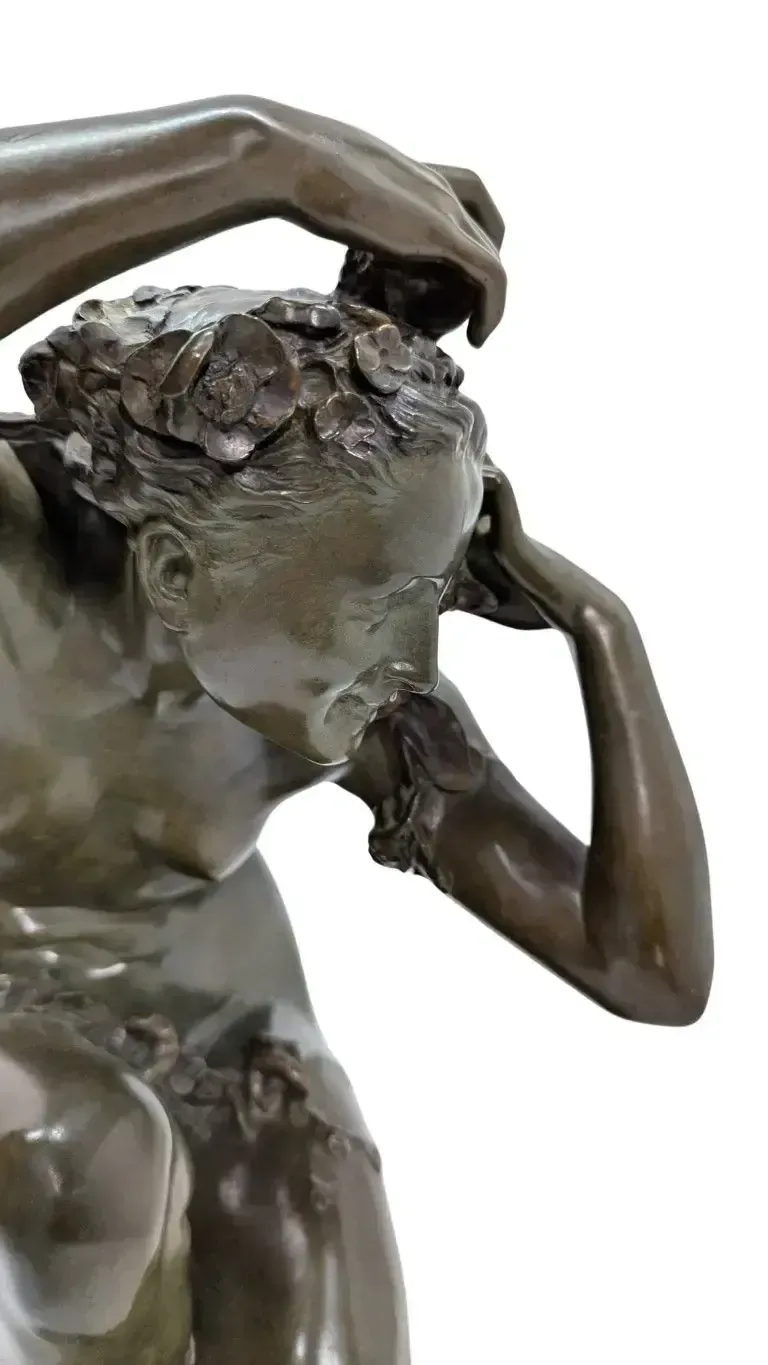 Art Bronze Sculpture By Jean Baptiste Carpeaux (1827–1875), Flora, Circa 1873 photo