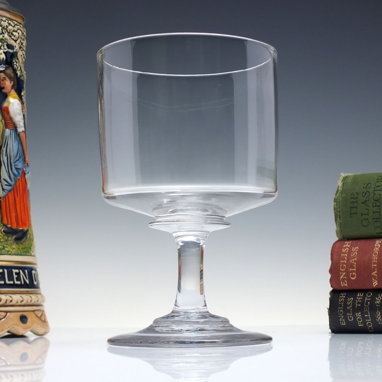 Large Anglo Irish Georgian Bucket Bowl Glass Rummer C1800 1820