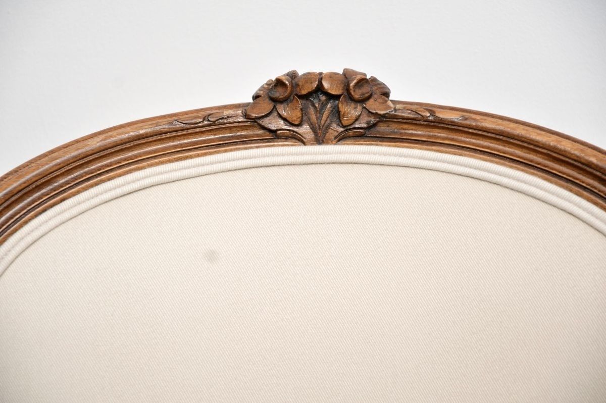 Pair Of Antique French Walnut Salon Armchairs photo buy