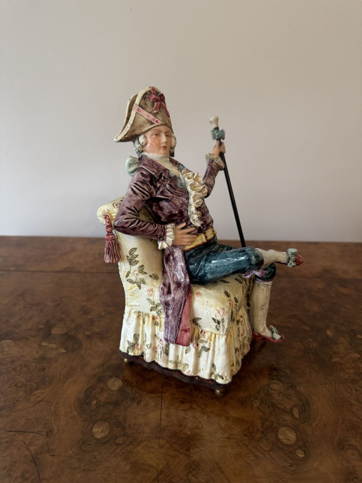 Unusual Fine Quality Pair Of Antique Musical Figures photo vinterior