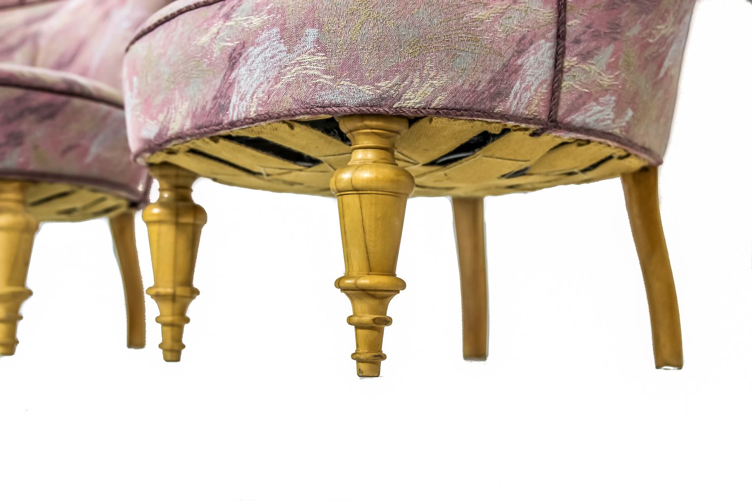 Danish Asymmetrical Armchairs In The Style Of Kagan, 1950s, Set Of 2 photo Furniture