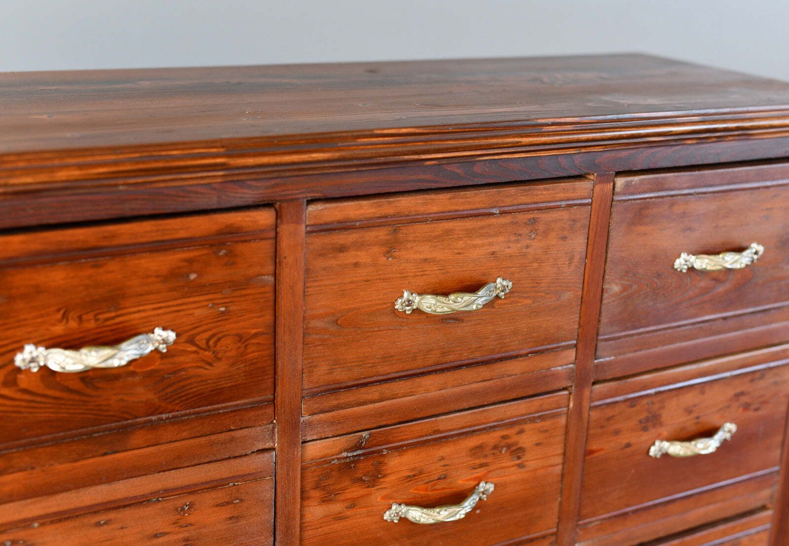Art Nouveau Ironmongers Drawers Circa 1910 photo 965.0
