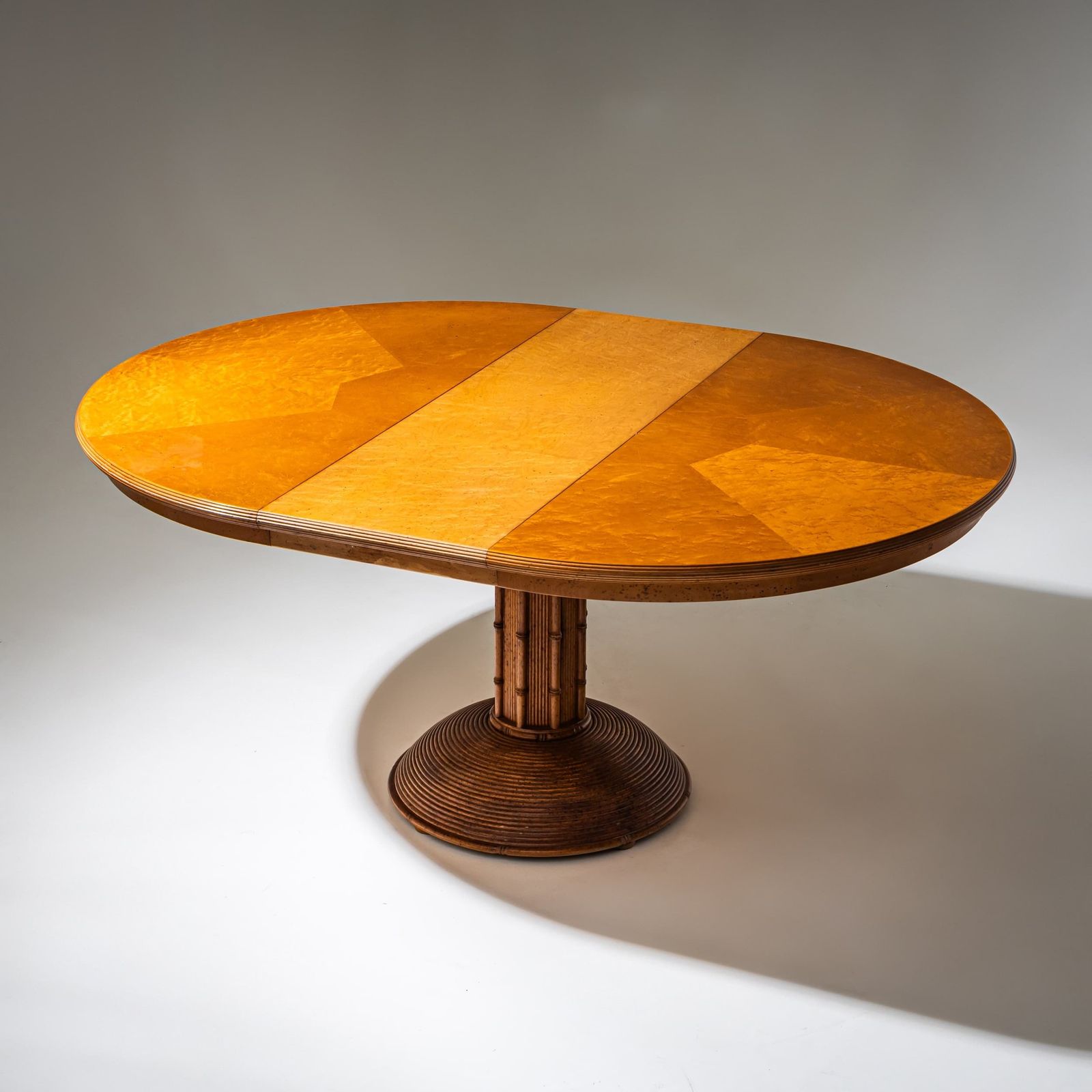 Faux Bamboo Dining Group, Possibly France, Mid 20th Century photo vinterior