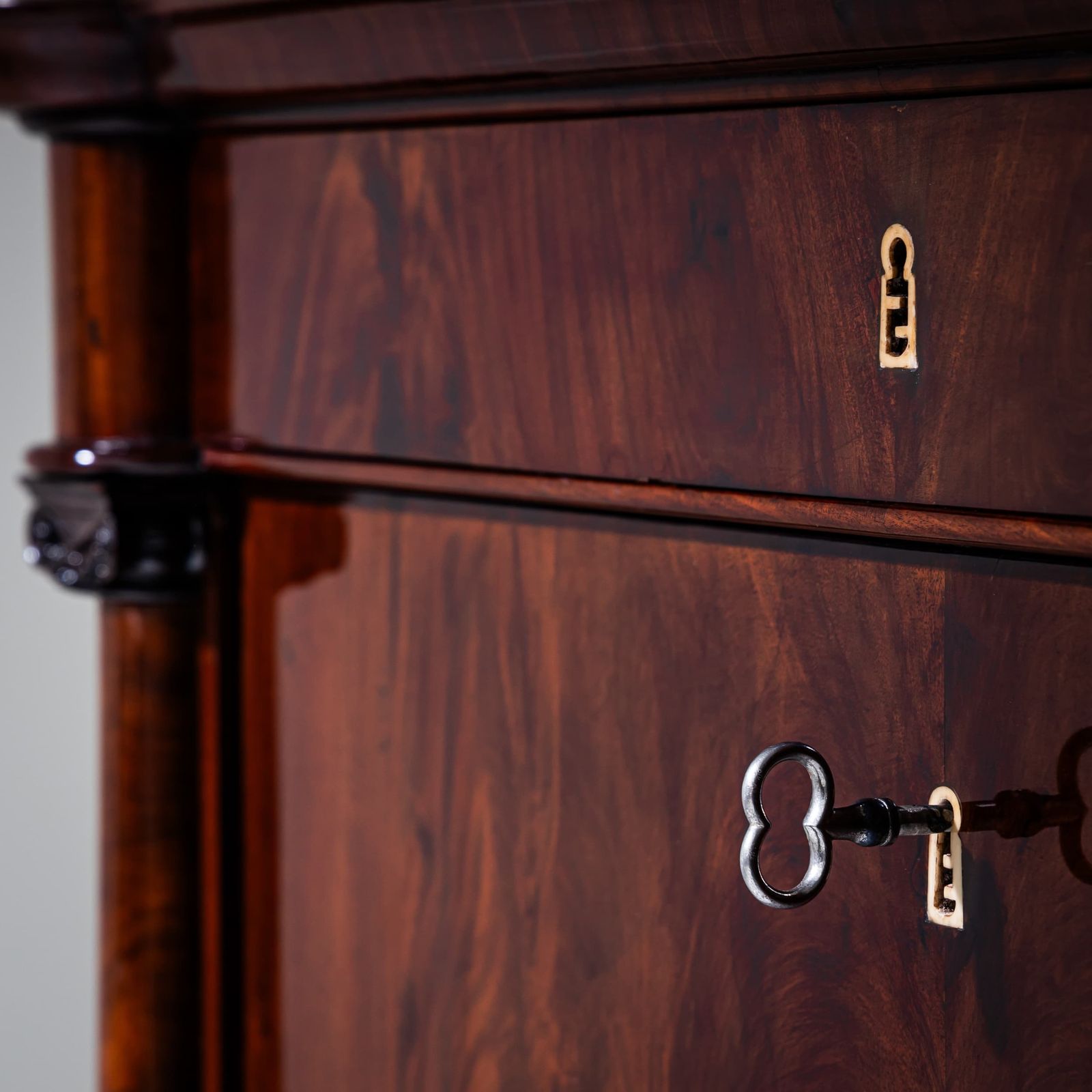 Louis Philippe Secretaire, Tweede Helft 19e Eeuw photo vintage