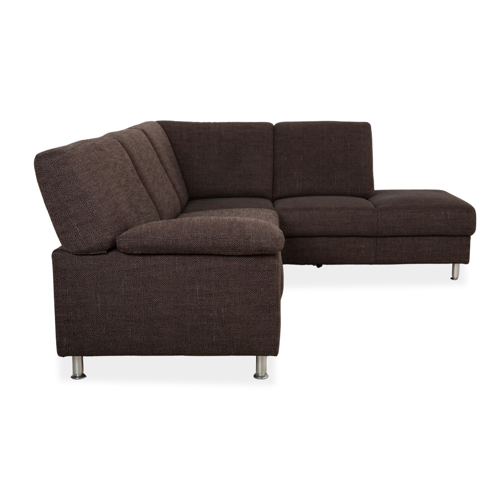 Mobilier Canapé d'angle Ewald Schillig Concept Plus en tissu brun gris photo