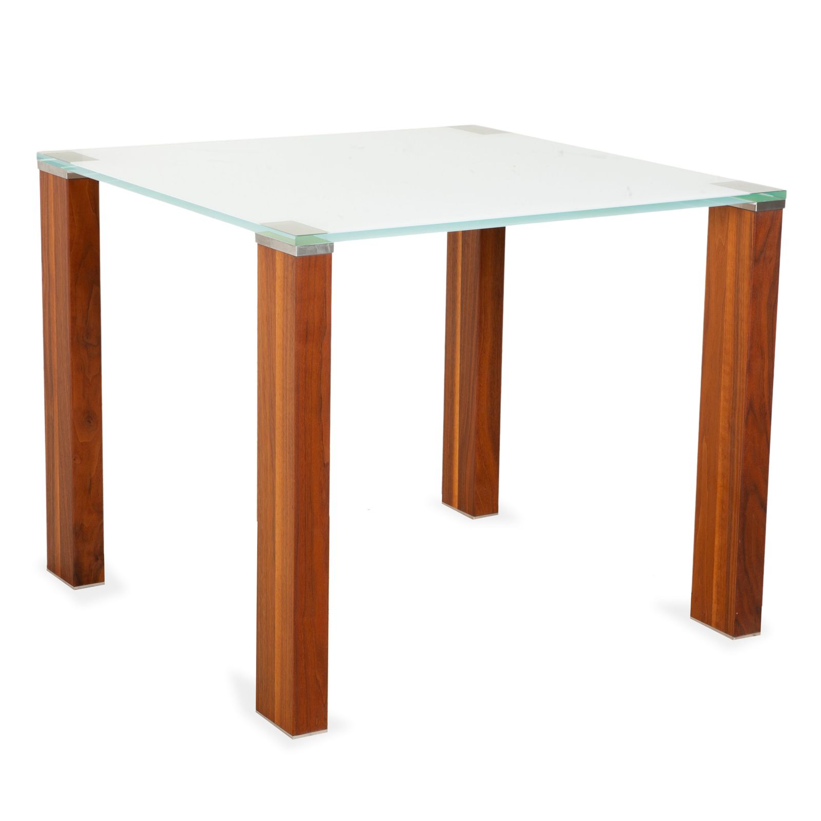 Table à manger Venjakob Let's Go Glass en bois brun