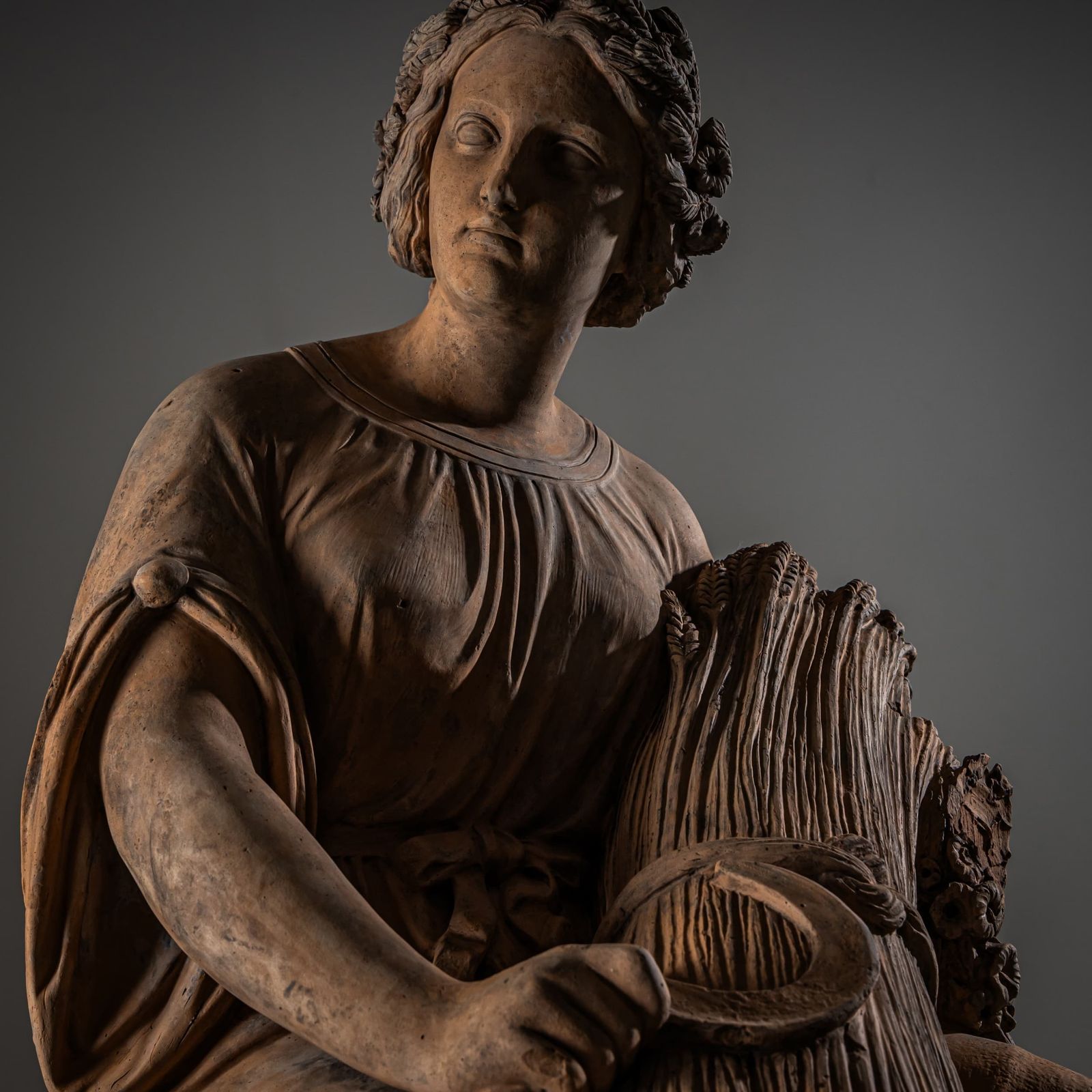 Zomer, Herfst En Winter – Terracottasculpturen, Gesigneerd En Gedateerd Door Franz Melnitzky, 1855 photo furniture