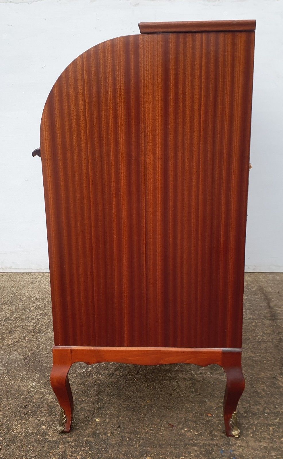 photo vinterior Mid Century 1960s Roll Top Teak Bureau / Desk By Egon Ostergaard